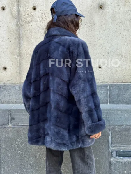 Короткая норковая шуба - автоледи - фото 3