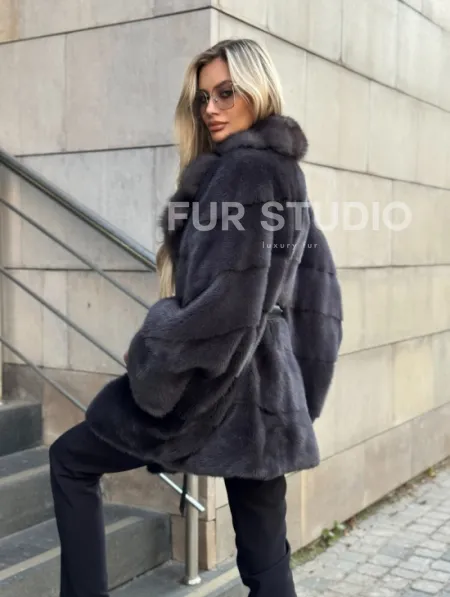 Женская норковая шуба 2026 - фото 5