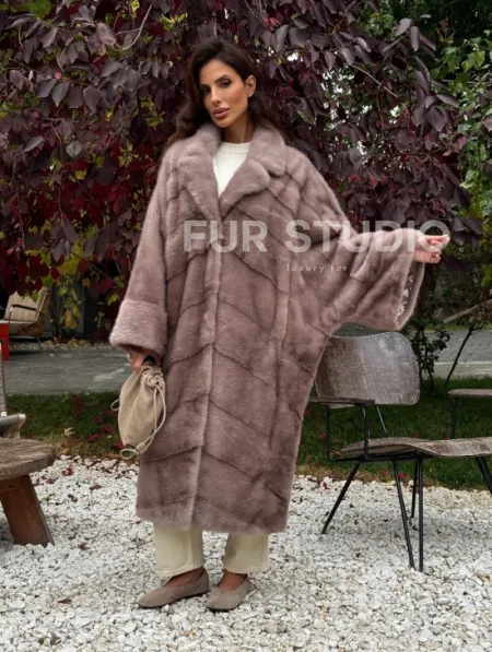 Норковая шуба (больших размеров) - фото 8