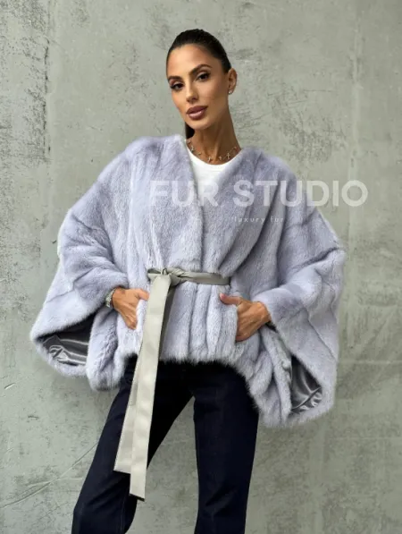 Короткая норковая шуба - фото 5