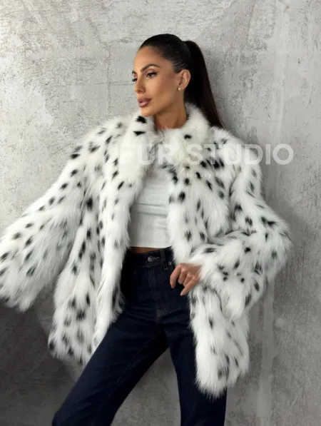 Шуба из лисы под рысь 2026 - фото 12