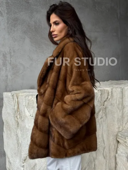 Полушубок норковый - автоледи - фото 5