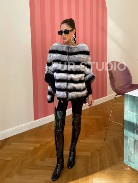 Куртка из меха орилаг под шиншиллу - фото 3