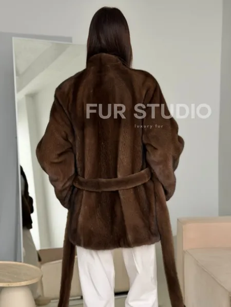 Модная норковая шуба 2026 - фото 3