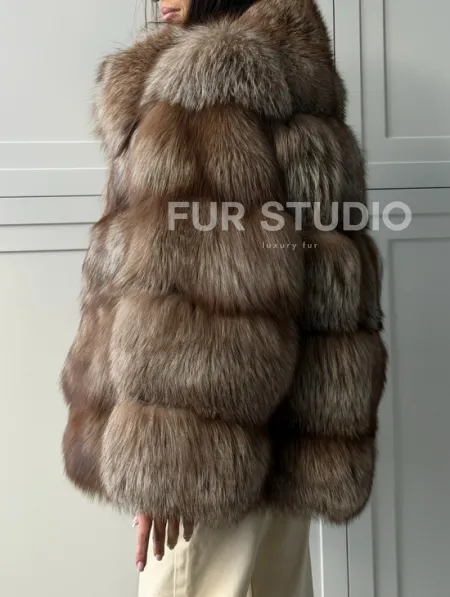 Полушубок из финской лисы - фото 3