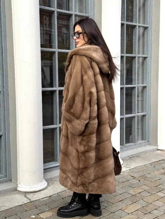 Норковая шуба из аукционной норки -  style 