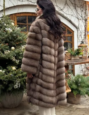 Манто из меха куницы - фото 4