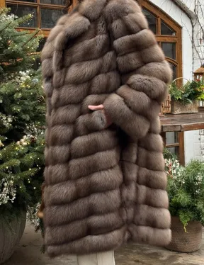 Манто из меха куницы - фото 3