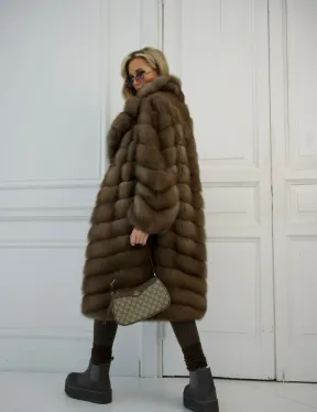 Шуба из куницы - фото 7