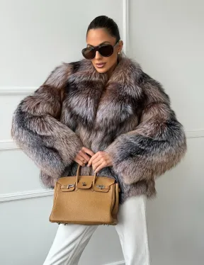 Полушубок из чернобурки - фото 7