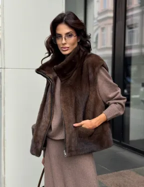 Жилет из норки - фото 11