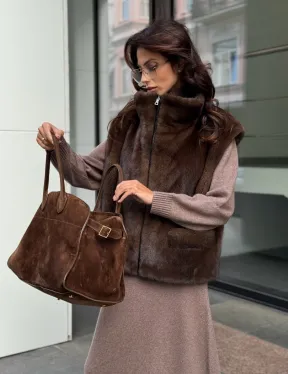 Жилет из норки - фото 6