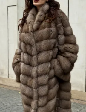 Шуба из натуральной куницы - фото 2