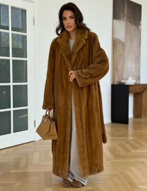 Шуба норковая золотая - фото 7