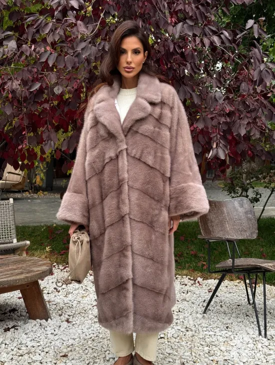 Норковая шуба (больших размеров) - фото 10