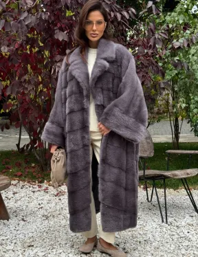 Норковая шуба оверсайз - фото 2