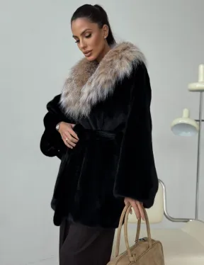 Норковая шуба с рысью - фото 8
