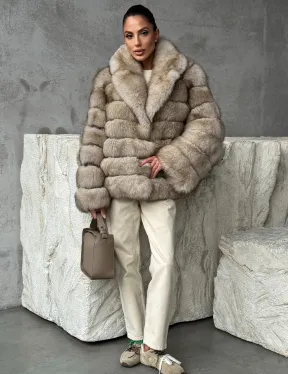 Шуба из песца - фото 5