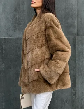 Полушубок норковый - фото 2