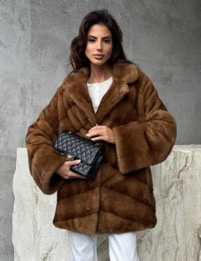 Полушубок норковый - автоледи - фото 8