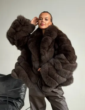 Шуба под соболь - рукава косички - фото 12