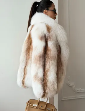 Шуба из меха Marble fox PREMIUM COLLECTION - фото 5