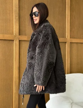 Шуба из овчины - натуральная - фото 7