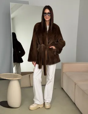 Модная норковая шуба 2026 - фото 8