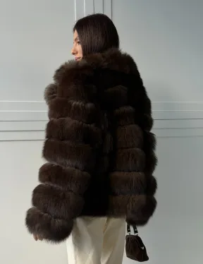 Полушубок из песца 