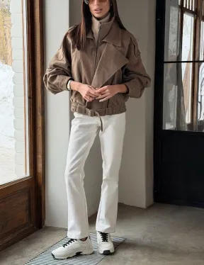 Куртка - бомбер весенняя оверсайз - фото 10