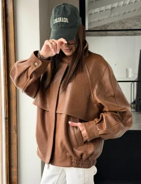 Стильная кожаная куртка - фото 9