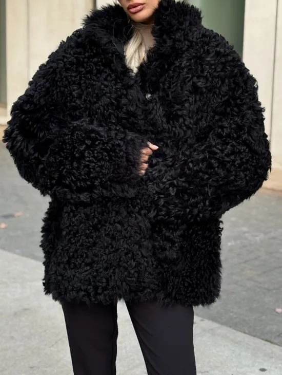 Дубленка из натуральной овчины Тиградо - фото 2