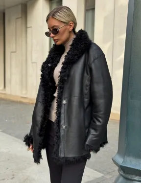 Дубленка из натуральной овчины Тиградо - фото 5